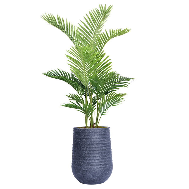 Palmier artificiel en pot 68,08 ", Noir