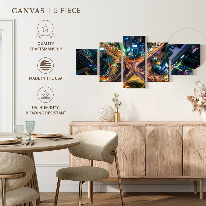 Seoul Interstection, 24" H x 55" W