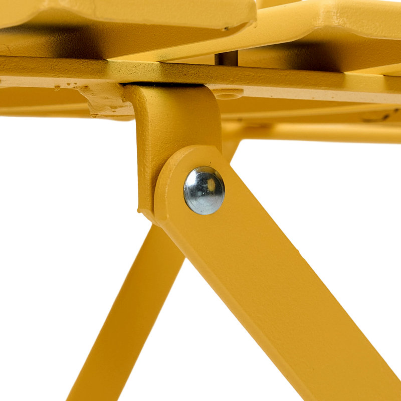 3-Piece Outdoor Folding Bistro Set, Yellow