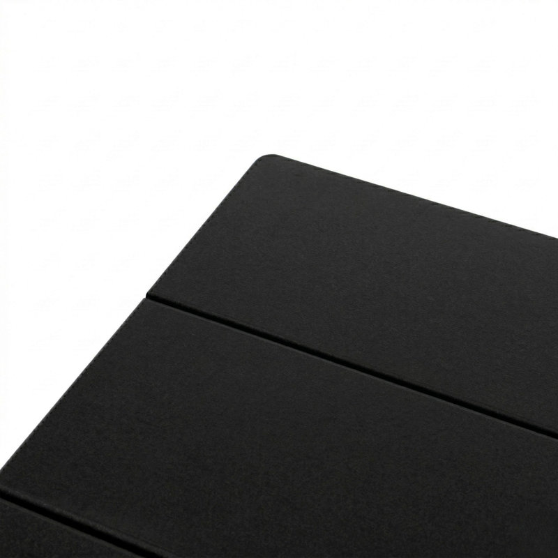 Table de salle à manger pliante carrée 1 pièce Hdpe L 37,8 po L 29,52 po H, table d'extérieur toutes saisons avec plateau à 2 panneaux