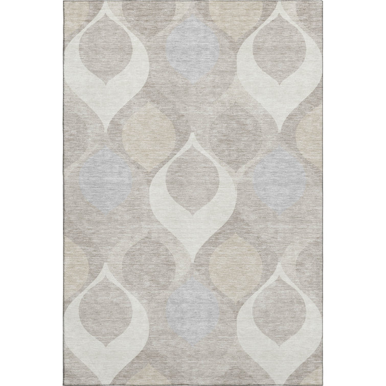 Premium Machine Washable Lisse Ivory Rug