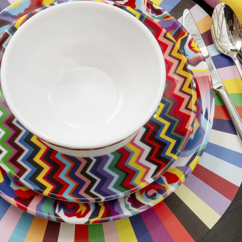 Napperon multicolore
