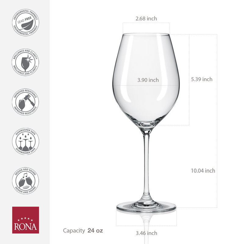 RONA Celebration 24 oz. Bordeaux Glass