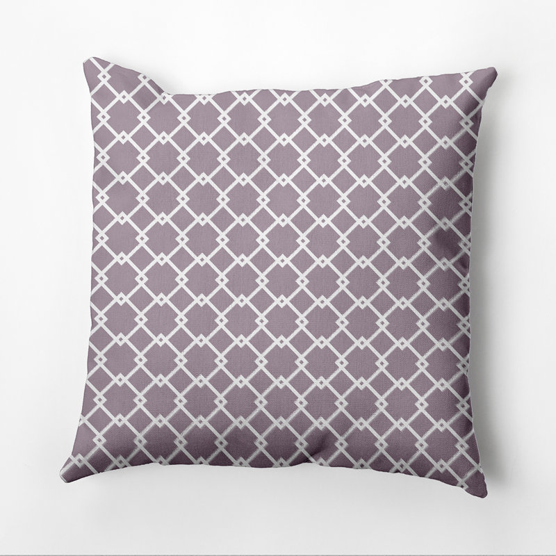 Housse et insert de coussin carré Subline, H 26 po x l 26 po, Mauve