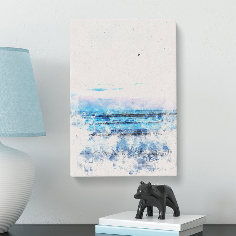 Seagulls Flying High - Wrapped Canvas, 60cm H x 40cm W x 3cm D