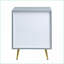 Table de chevet 2 tiroirs Gaines Grey-123404887