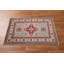 Tapis décoratif oriental fait à la main Kazak 2x3