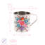 Raspberry Pansy 450Ml Stainless Steel Camping Mug - By BillyCan-88069552