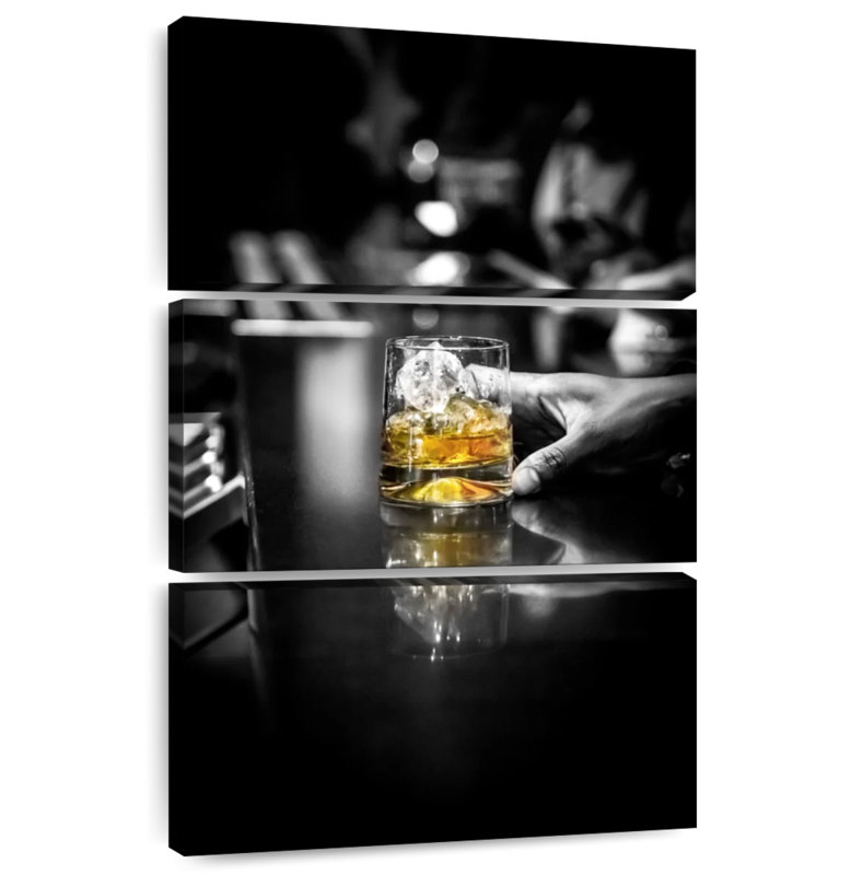 Yarlin Whiskey Bar Drink, 65" H x 42" W