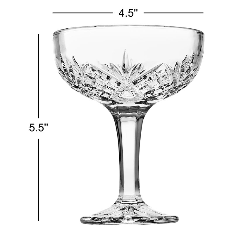 Dublin Crystal Champagne Coupe Glass 6oz