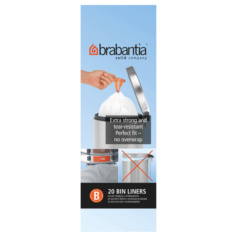 15L Bin Liners (5 Pack)