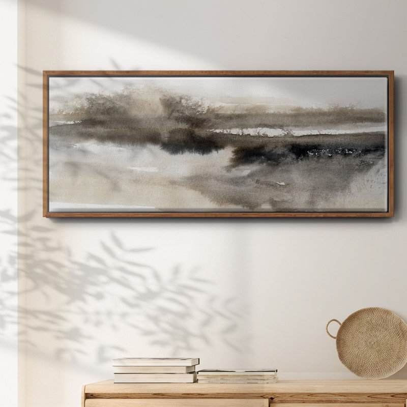 Serenity Lake - toile encadrée, H 20 po x l 50 po