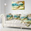 Coussin lombaire en toile de couchage imprimé digital art landscape