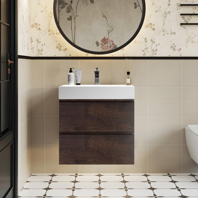 Meuble-lavabo de salle de bain Mid-Century