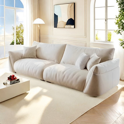 Modern simple cream style sofa