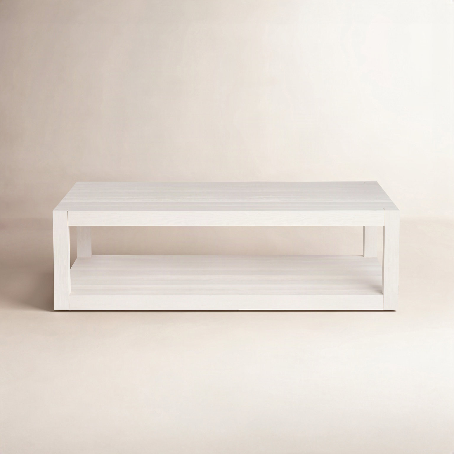 Rosalie Solid Wood Single Coffee Table, 17" H x 50" L x 28" W