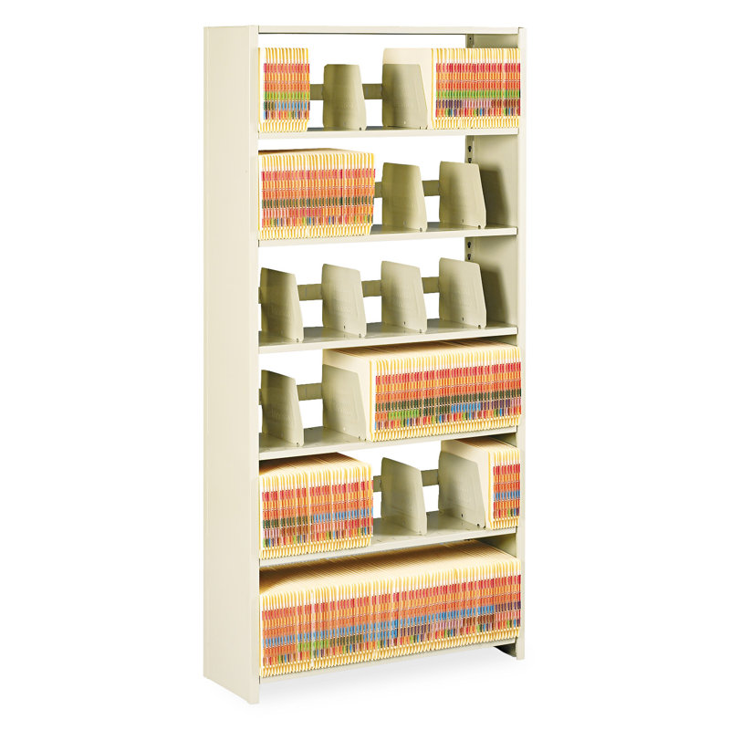 Sand Cold-Rolled Steel 7-Shelf Floor-Standing Rack