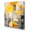 Panneau solaire jaune, collage de lumière du soleil I - Collages abstraits, art mural-89320890-123168948