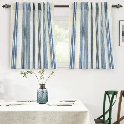 Rideaux semi-transparents avec passe-tringle Chris