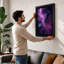 Cosmic Nebulae Modern - Framed Print-1428695145-1428695056