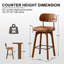 Tabouret de comptoir pivotant Ikhlas-1212109784-1212109785-1212109781