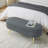 Oval Storage Bench With Metal Legs-1924148047