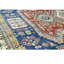 Kazak Wool Southwestern Area Rug in Green/Blue/Rust