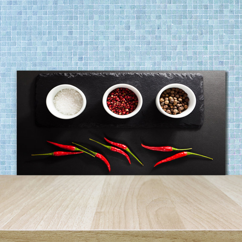 Lucilia 50cm W x 100cm L Glass Peel and Stick Panel