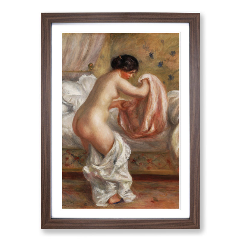 Rising - Picture Frame Graphic Art, 65cm H x 48cm W x 2cm D, Walnut Framed