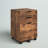 Gosser Home File Cabinet with Wheels - 3-Drawer Mobile Vertical Storage-2015472507