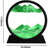 3D Dynamic Sand Art Liquid Motion, Moving Sand Art Picture Round Glass 3D Deep Sea Sandscape In Motion Display Flowing Sand Frame Relaxing Desktop Home Office Work Decor-1646911253-1646911254