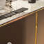 Coffee,Gold Rectangular Sintered Stone Executive desk with drawers desk-876144932