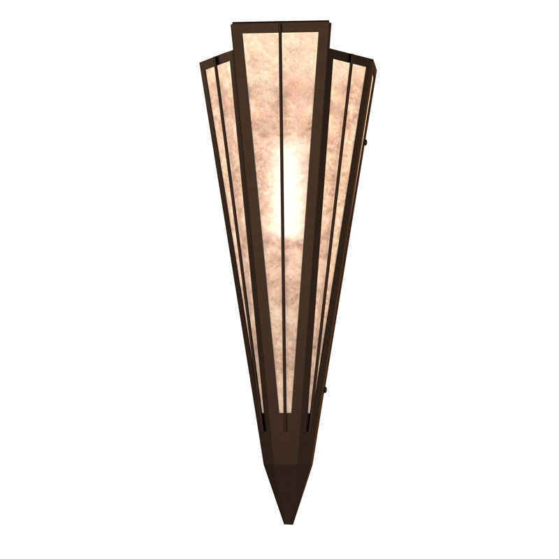 Brum 1 - Light Flush Mounted Sconce, Timeless Bronze