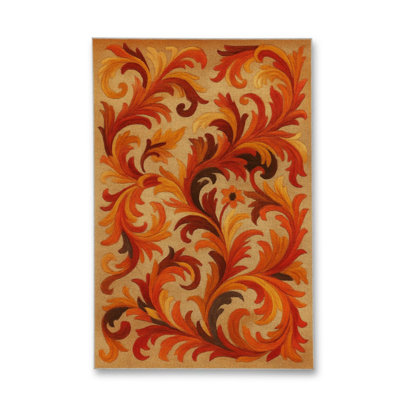 Tapis bleu tissé lavable rétro Mosso, 2'6" x 9'10"