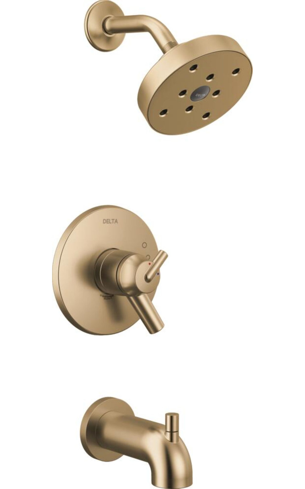 Trinsic 17 Series Dual-Function Tub Shower Set, Gold