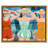 " Fashion And Glam Swimming Beauties, Glam Blue " by Oliver Gal-69785326-69785328