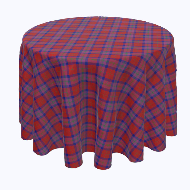 Tilly-Mae Autumn Tartan Tablecloth, 114" x 114"