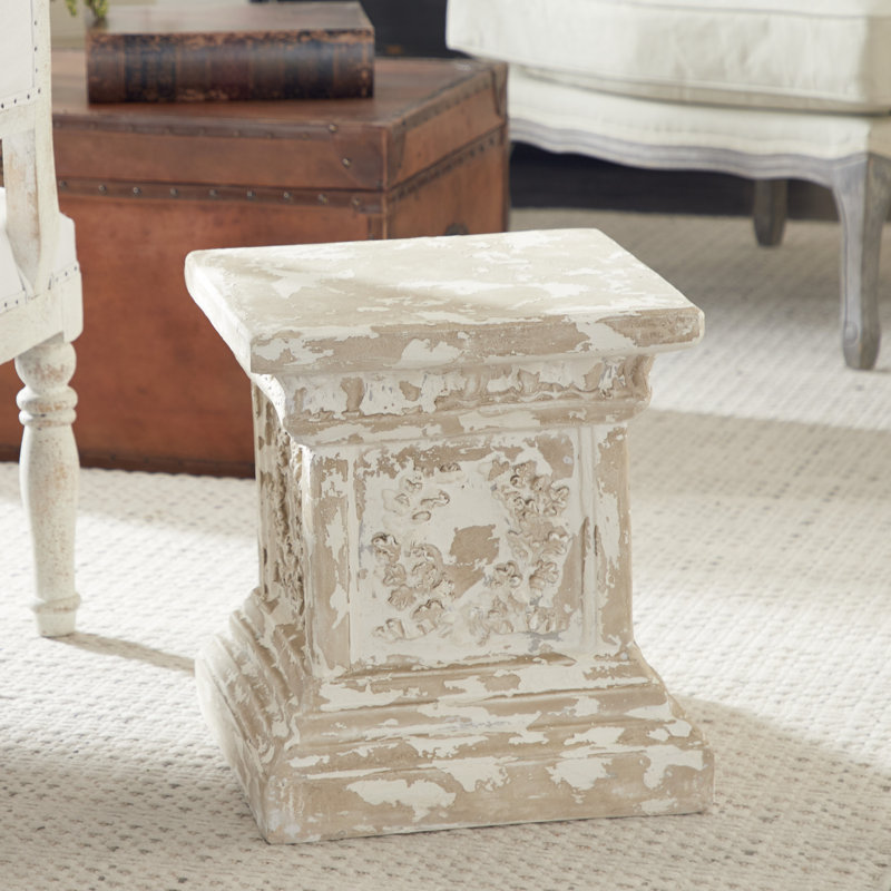Glass Top End Table