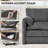 38.1''W Chenille Armchair Accent Chair Single Sofa Set Of Two For Living Room And Bedroom-430150160
