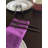 Black Handle Stainless Steel Dinner Forks, Set of 6