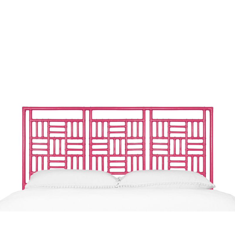 Finn Queen Headboard, Citrus Orange, King, Hot Pink