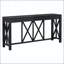 Console en placage d'acacia de 60 pouces avec 4 tiroirs et pieds en X-409949216