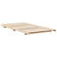 Floor Bed Frame 80 X 210 Cm Solid Pine Wood-1393894775