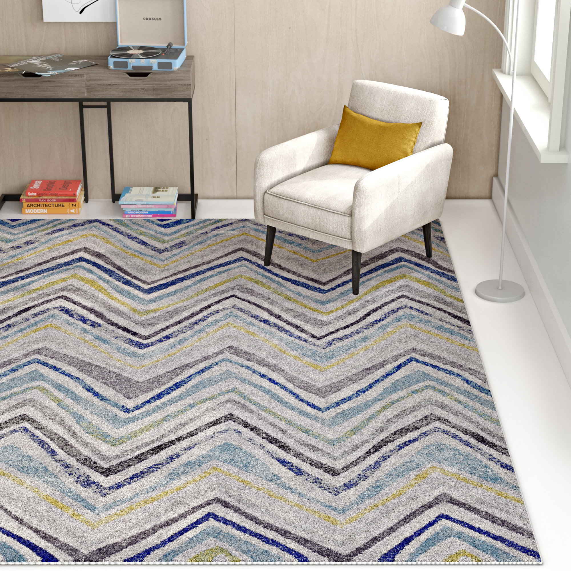 Zipcode Design™ Evangelina Chevron Area Rug & Reviews - Wayfair Canada