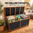 153-Gallon Wooden-Frame Iron Deck Boxes