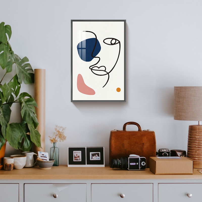 " Abstract Artwork ", Black, 15.88" H x 11.88" W x 1" D