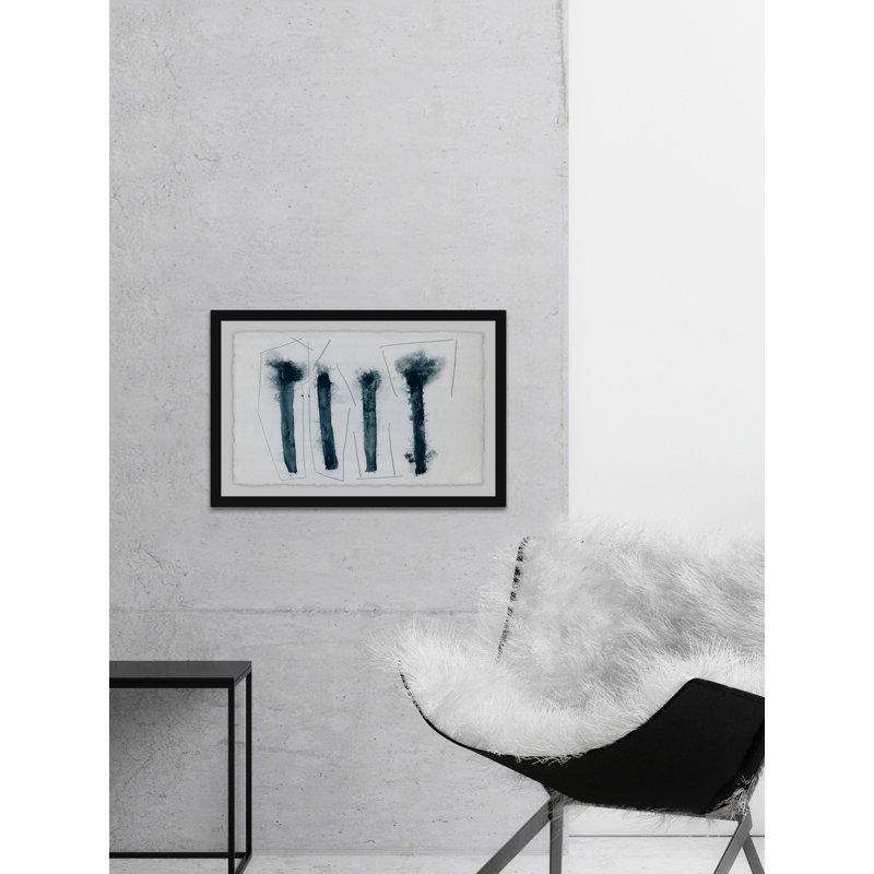 Smoky Edges 1 Piece Single Picture Frame Painting, 61 cm H x 91 cm W x 4 cm D