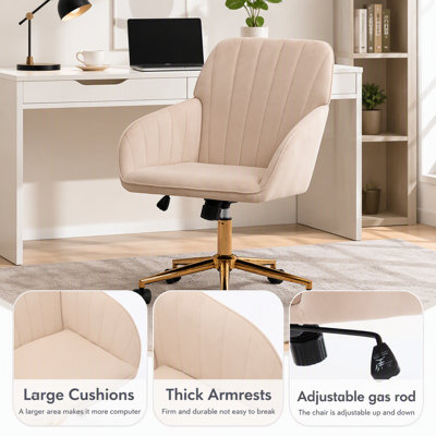 Fauteuil de bureau pivotant ergonomique réglable avec dossier en maille respirant pour un confort optimal même en position assise prolongée, idéal pour la maison et le bureau.