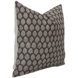 Block Print Throw Pillow Cover DTBLKTLSquare