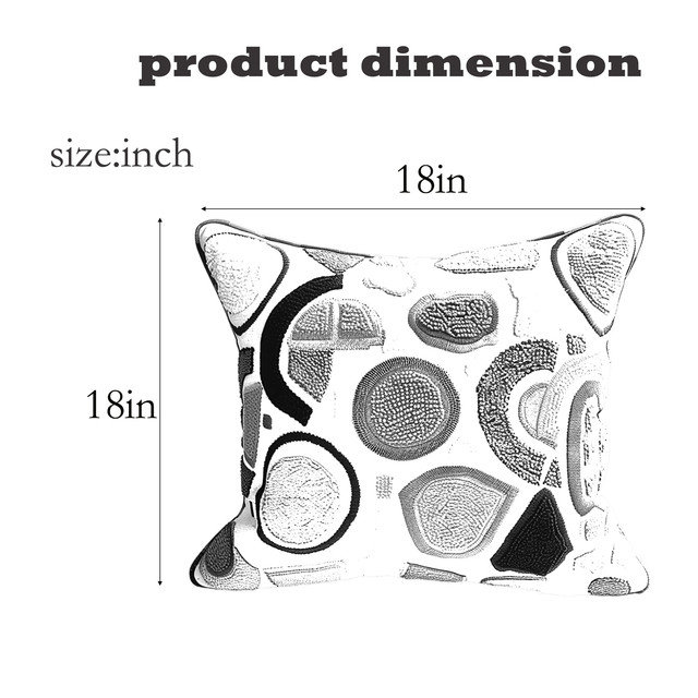 Coussin brodé